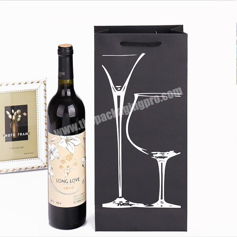 Custom deluxe black matte folding magnet carton wine gift box