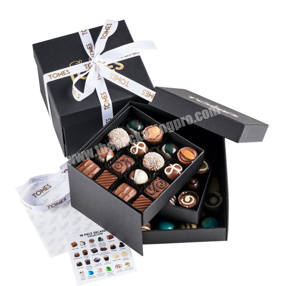 Custom desgin logo magnetic chocolate bar gift packaging box luxury chocolate boxes packaging food gift chocolate packaging box