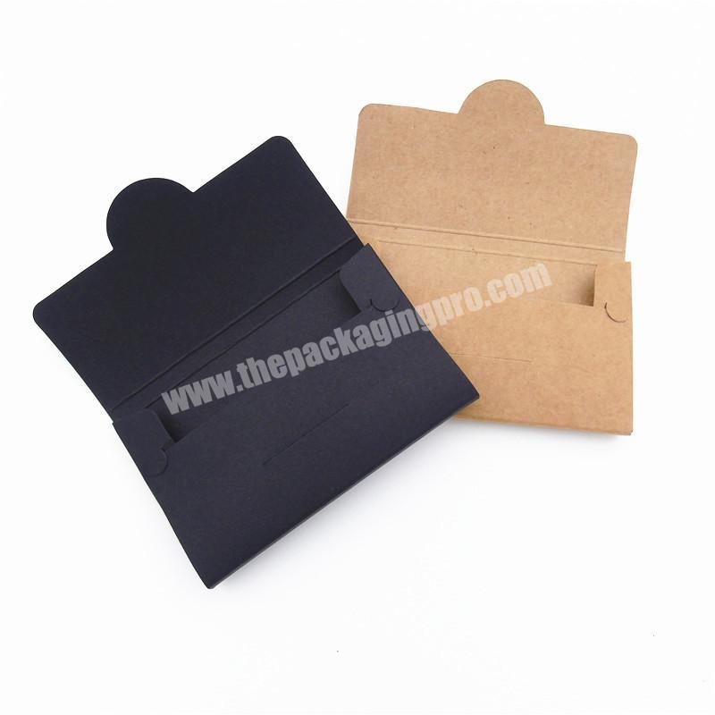 Custom design cheap letter shaped boxes kraft gift box packaging small bag