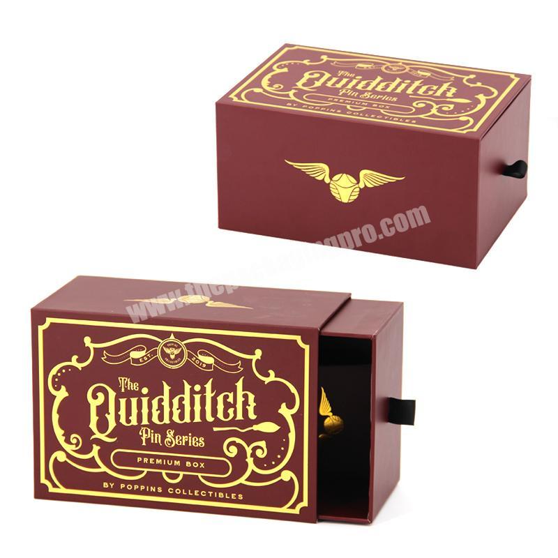 Custom design coffee packaging drawer gift box sliding drawer chocolate packaging paper box drawer packaging paper box