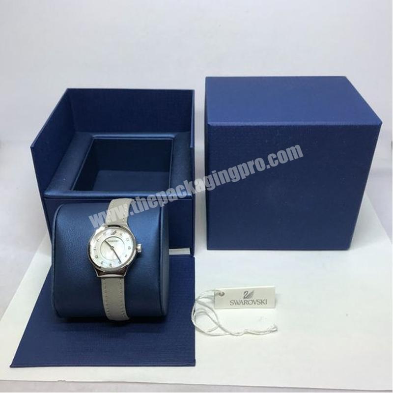 Custom design logo gift box with watch pillow cases luxury women watches luxury box packaging strap custom watch box