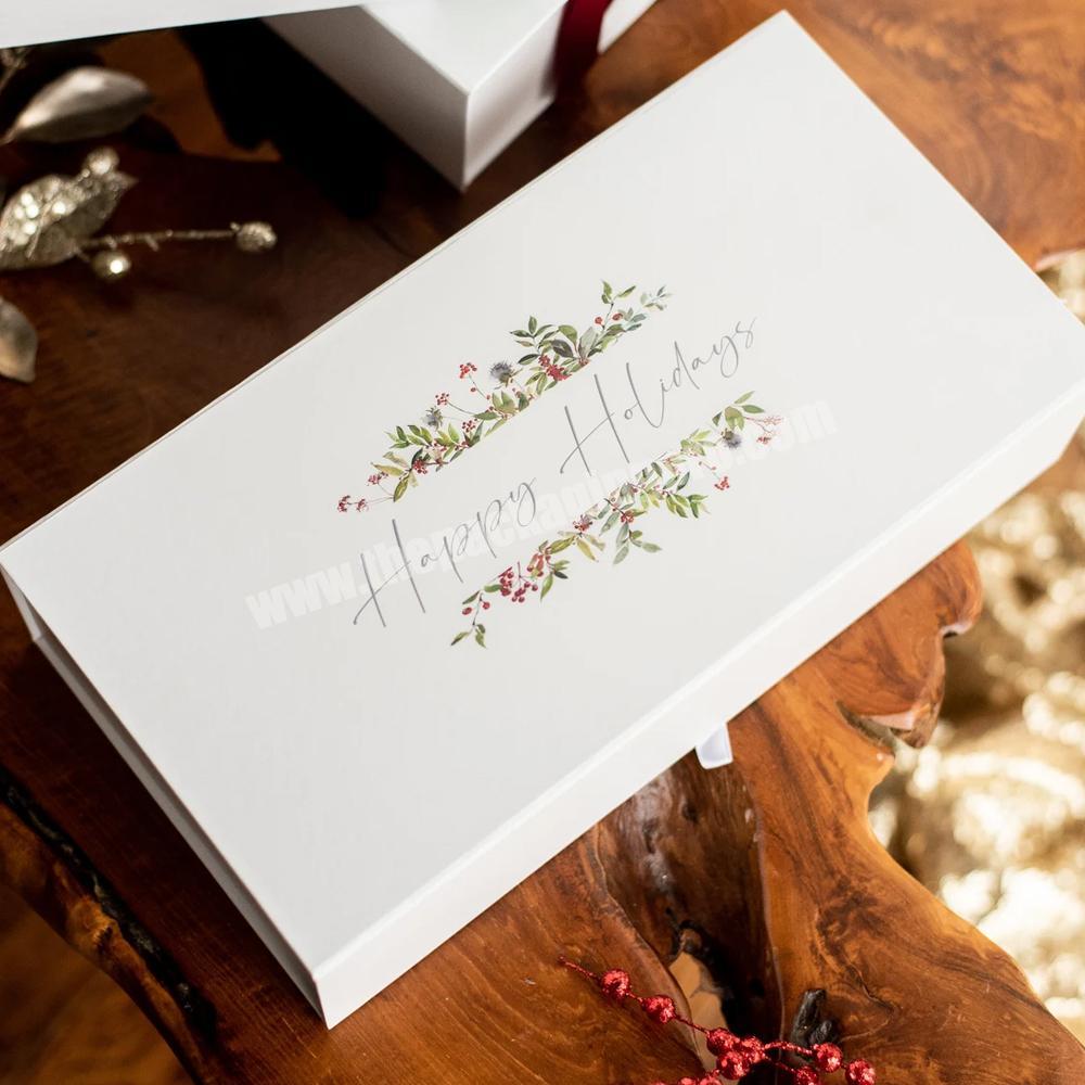 personalize Custom design logo magnetic folding mini wine bottle box luxury wedding gift packaging cardboard paper sublimation red wine box