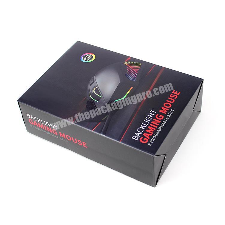 Custom design mouse packaging box wireless mouse paper box with logo