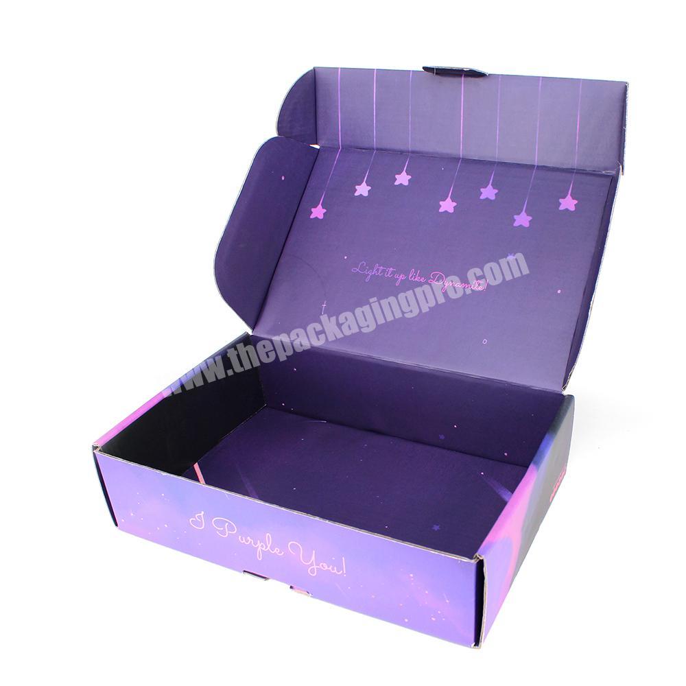 Custom eco friendly paper drawer type shoe paper box clothes box packaging clothing packaging