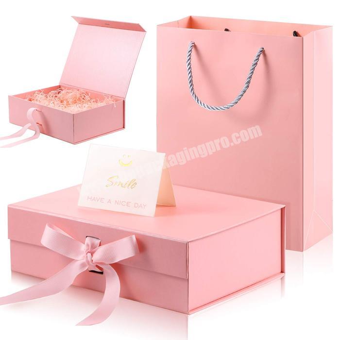 Custom foldable magnetic clothing box scarf hat undies gift packaging clothing boxes for women dress baby clothing packaging box