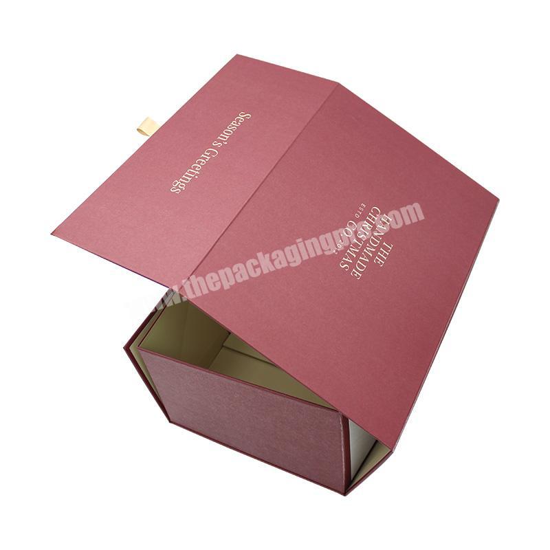 Custom folding magnetic large size creative gift box surprise birthday gift mysterious packaging box small snacks storage box