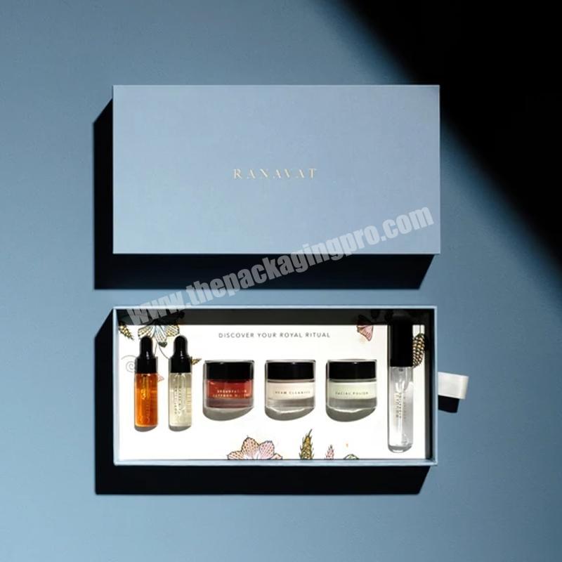 Custom logo 30ml 50ml perfume bottle with box luxury skin care package gift box packaging cosmetics perfume essential oil box