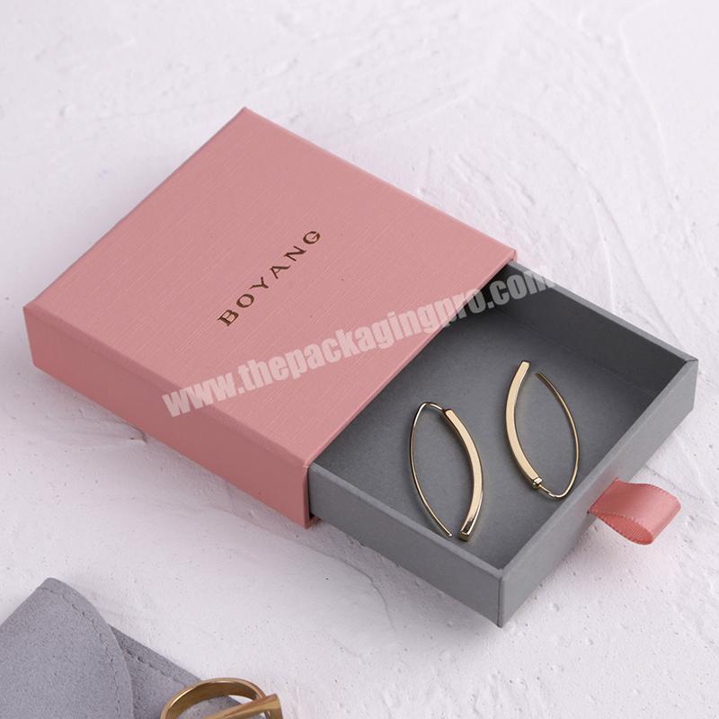 Custom logo Luxury  High Quality Clear Chain Box Jewelry Storage Packaging Necklace Gift Box
