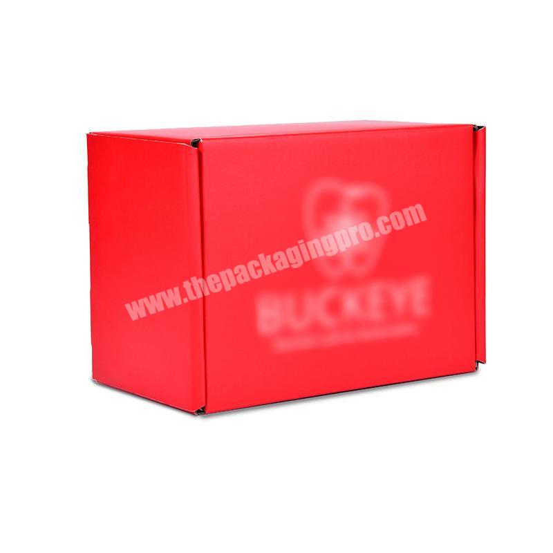 custom Custom logo black printing corrugated paper carton box for earphone packaging 