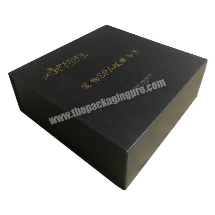 Custom logo hign-end cardboard magnetic gift packing boxes for pet supplies