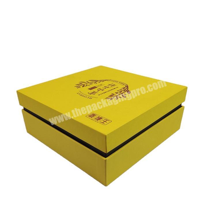 Custom logo new simple square cosmetic exquisite packaging box