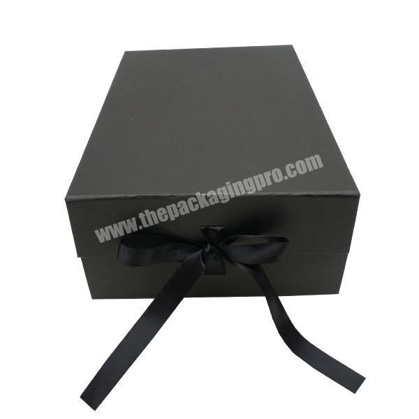 Custom logo premium hard folding gift box packaging luxury shoe box
