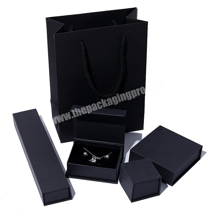 Custom logo printed flip folding jewellery packaging boxes cardboard jewelry box with foam insert