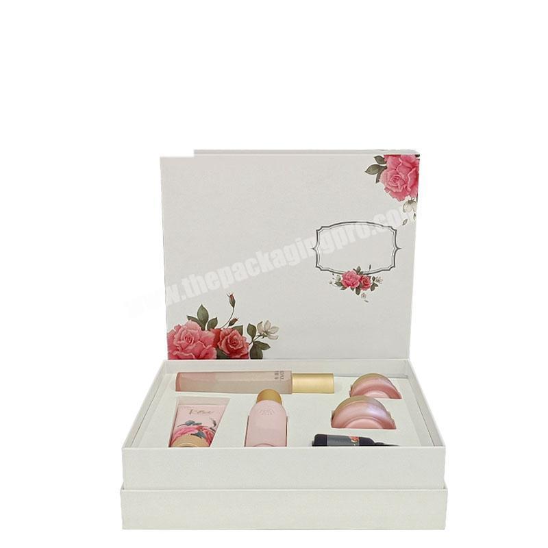 Custom logo recyclable new design hot selling wholesale luxury gift cosmetic box for skin care packaging