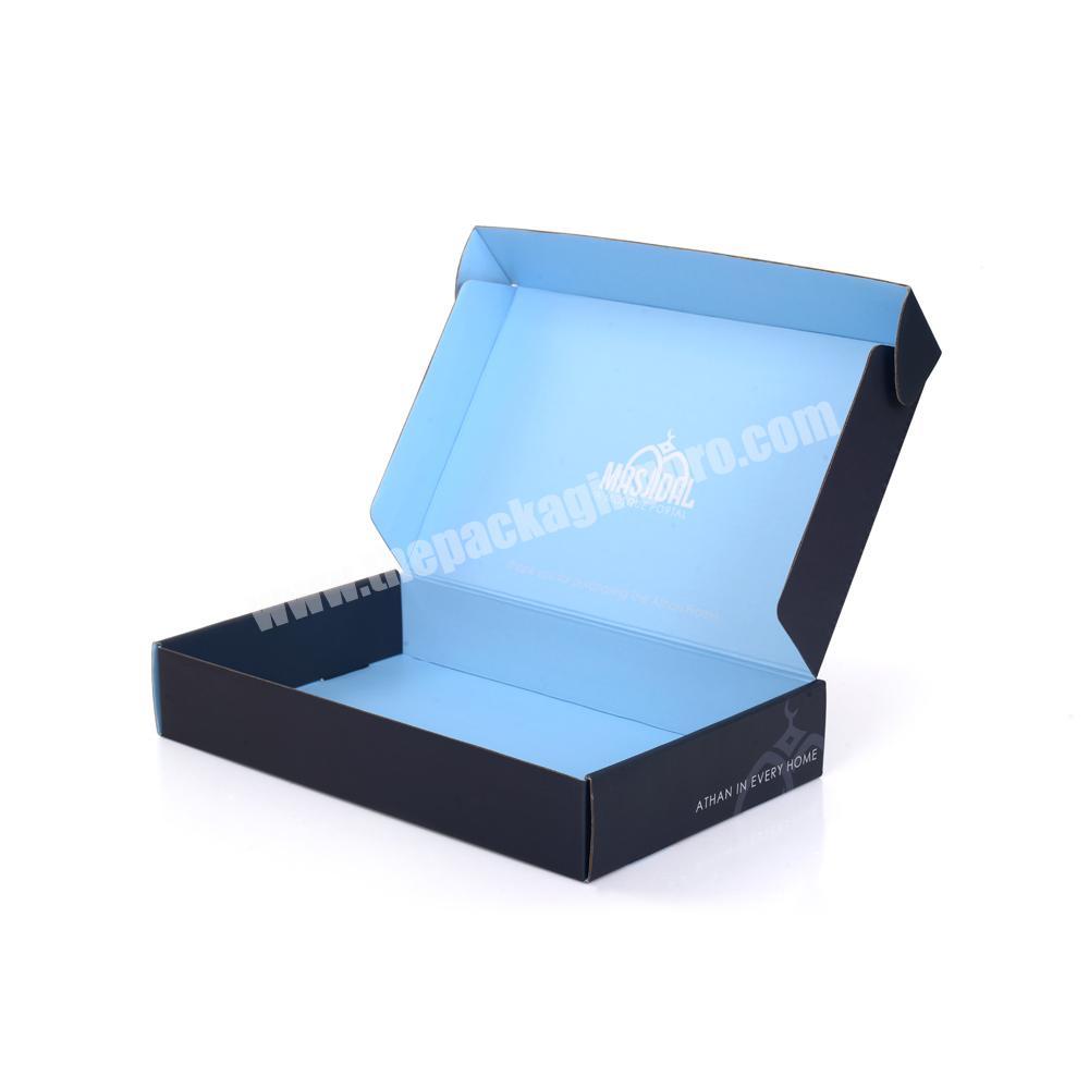 Custom logo special unique shipping boxes folding packaging gift box foldable corrugated paper mailer box