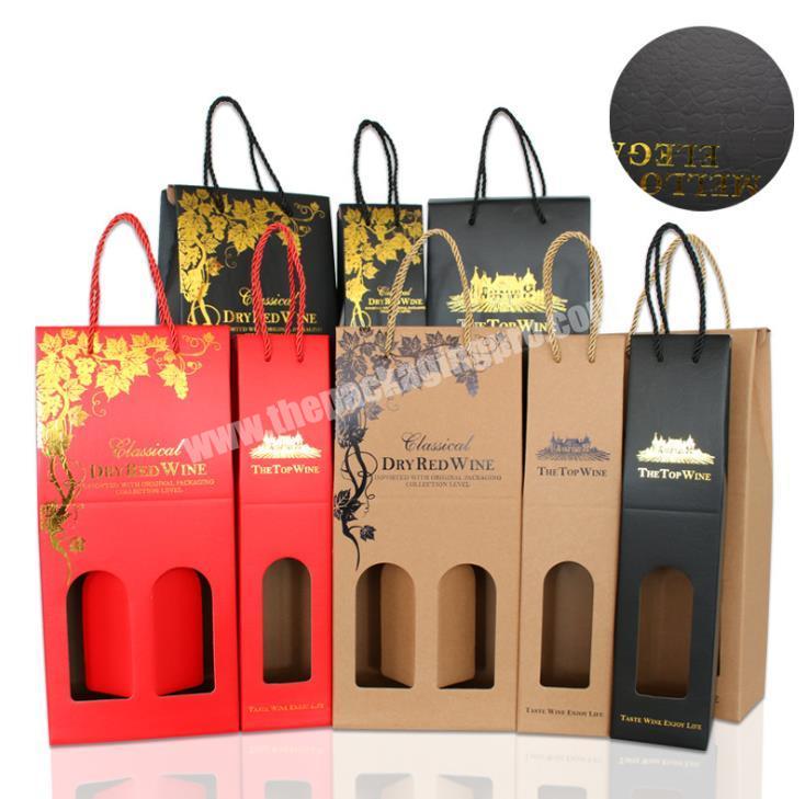 Custom luxury  corrugatedkraft paper box for wine box