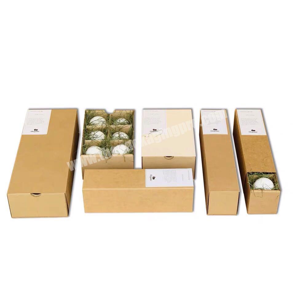 Custom molded paper Eco-friendly Chicken egg carton 6 pack egg box cartons packing