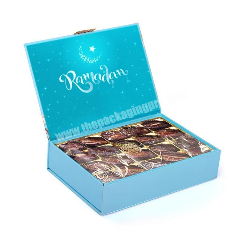 Custom order fancy paper diwali chocolate packaging eid mubarak indian diwali sweet gift boxes