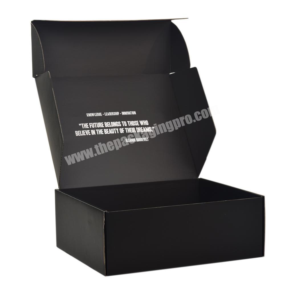 Custom peel and seal adhesive paper shipper box packaging tear away shipping mailing box wholesaler