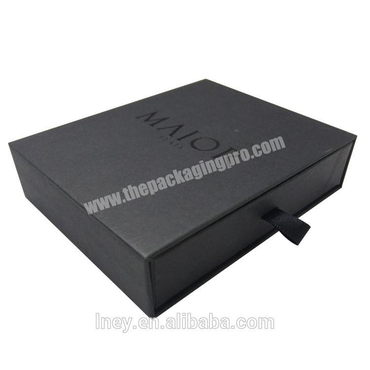 Custom popular Luxury different size Sliding drawer gift box for wholesale