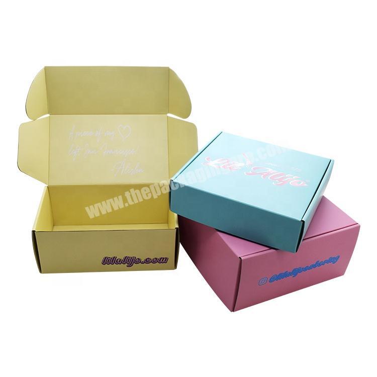 custom logo biodegradable yellow pink blue dessert mochi donut shipping boxes disposable takeaway food delivery box