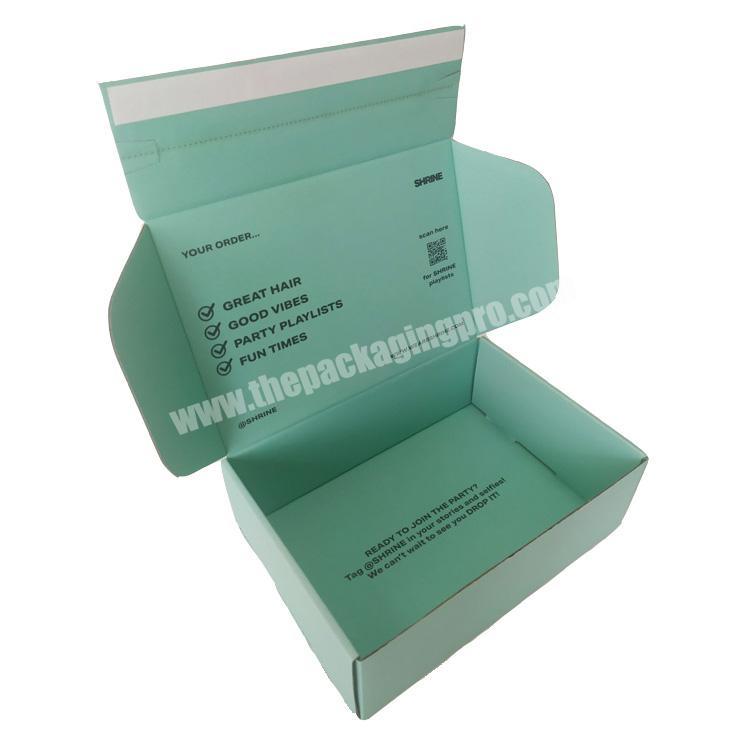 Custom printed shoe packaging corrugated cardboard paper gift box with logo