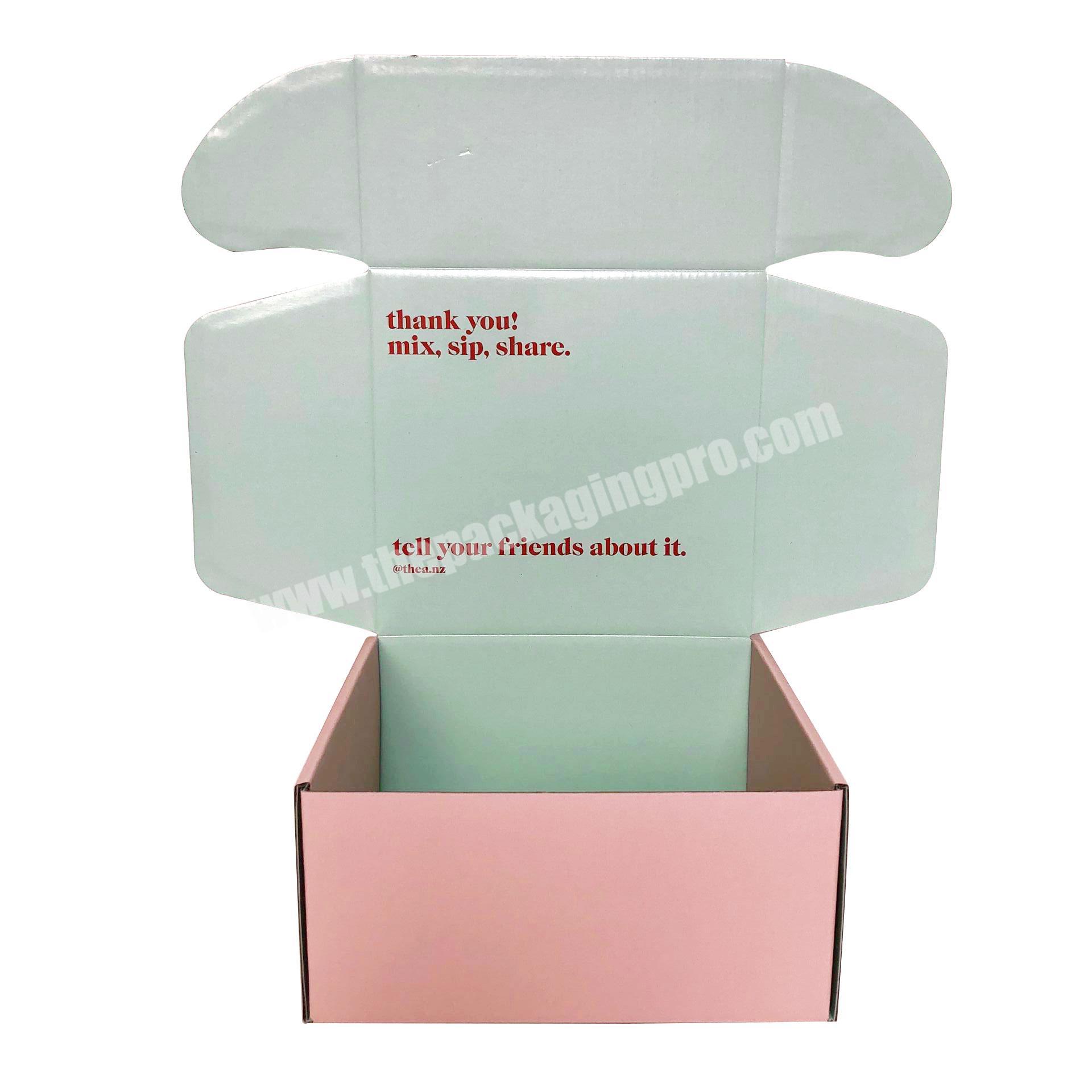 Custom printing color carton mailer box cardboard packaging corrugated mailer box
