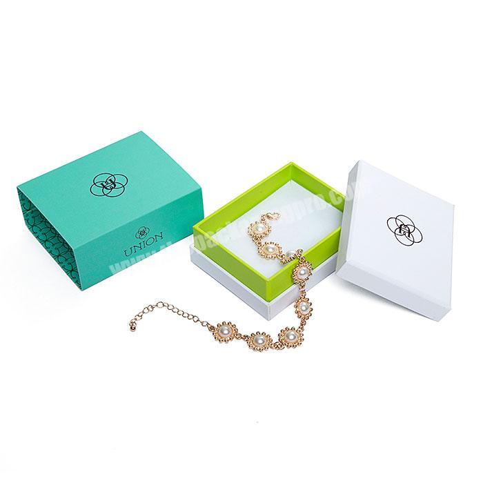 Custom printing rigid cardboard kraft paper gift boxes packaging jewelry box with book sleeve