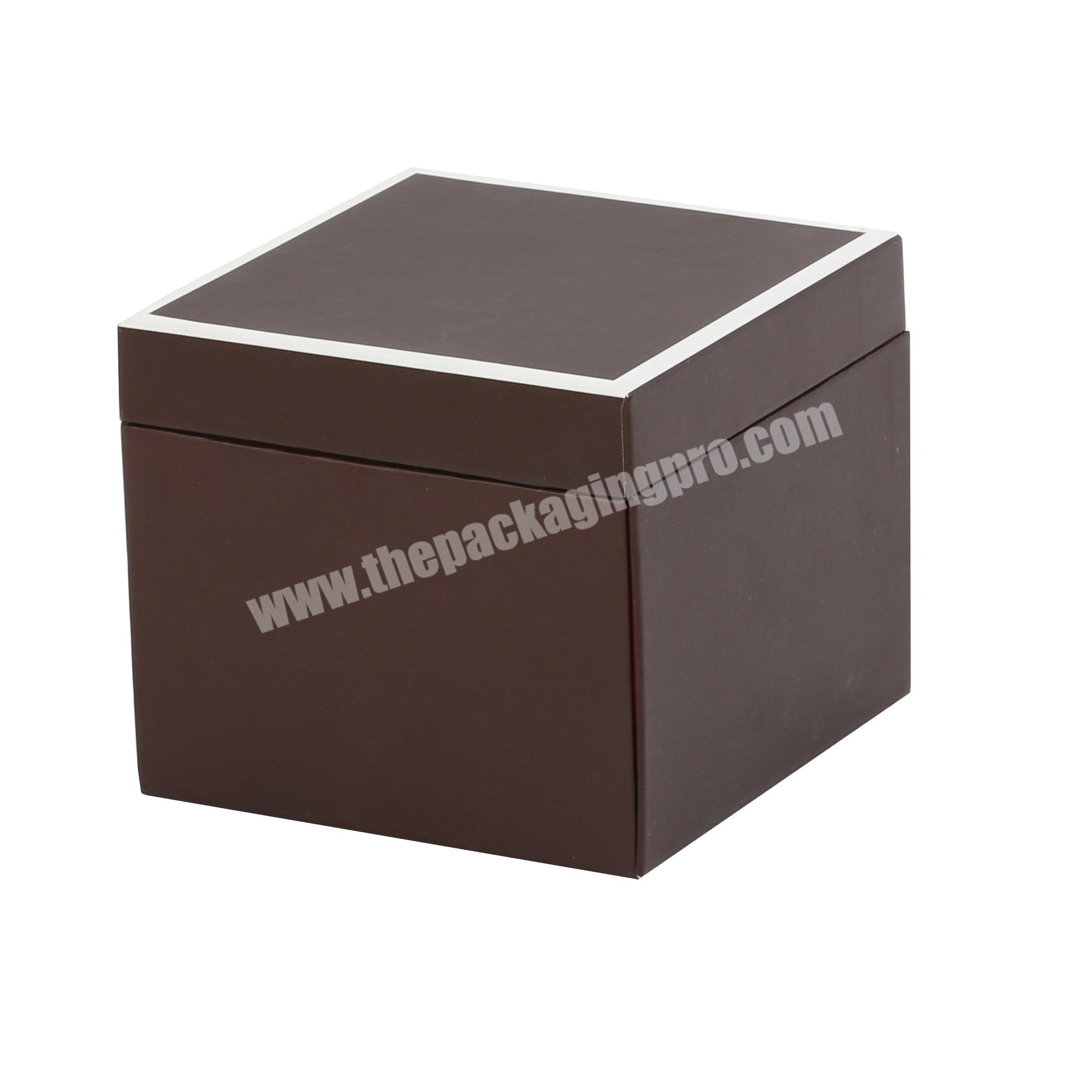 Custom printing rigid paper box packaging Box open from side