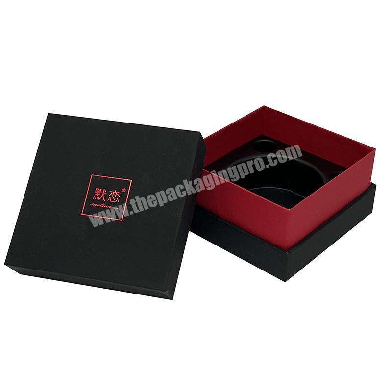 Custom rigid Cardboard Aper Lid And Base Gift Box For car air purifier with blister tray