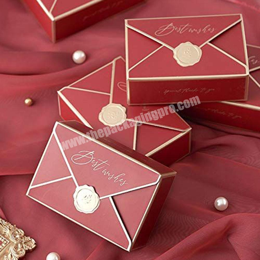 50pcs lot unique personalized Chocolate container candy boxes wedding  return gifts custom favor box for guests