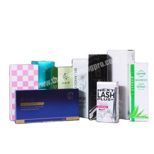 Customised Design Logo Cream Make up Cosmetics Box Bio-Degradable Paper Box Packaging