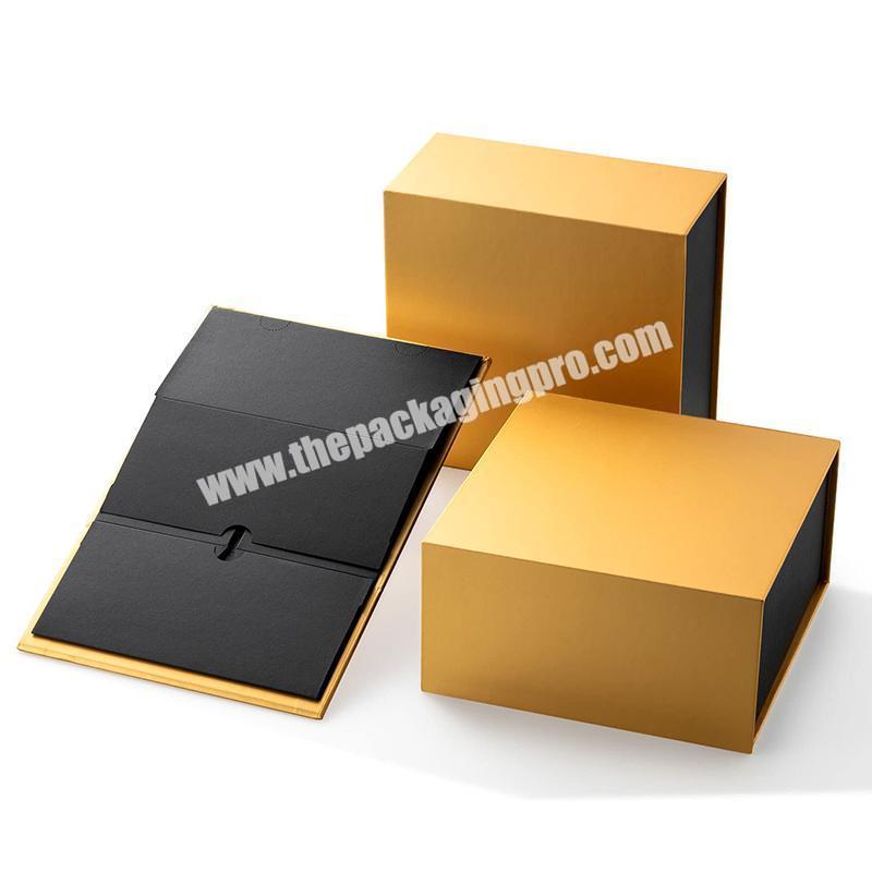 Wholesale Custom Luxury Flip Top Plain Foldable Cardboard Magnetic Beauty Cosmetic Candle Gift Paper Box Packaging