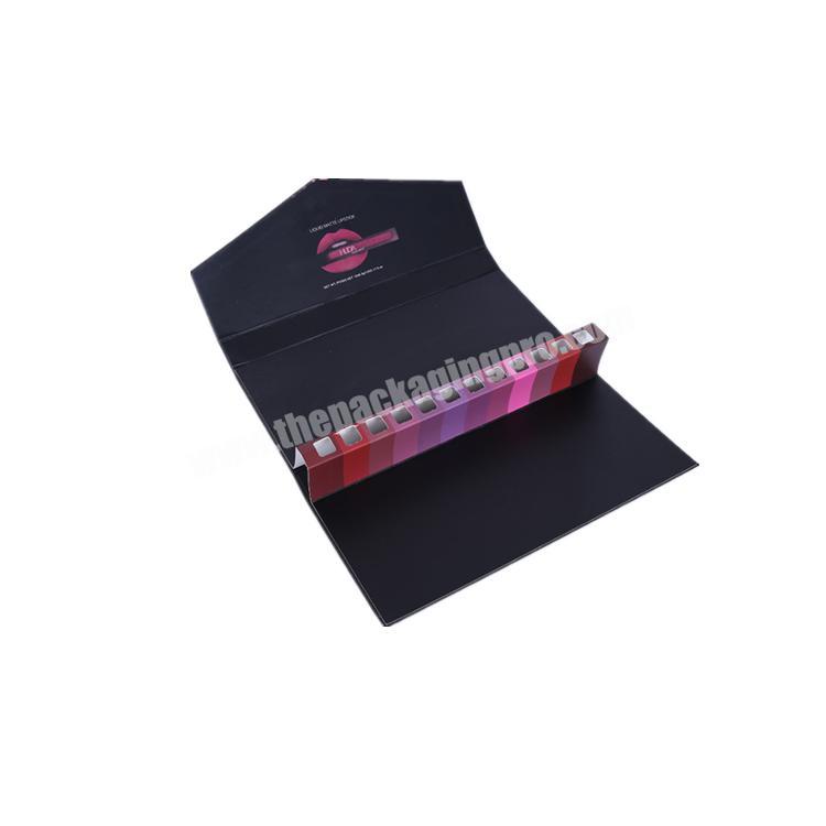 Customized 12 colors liquid lipstick lipgloss set packaging box