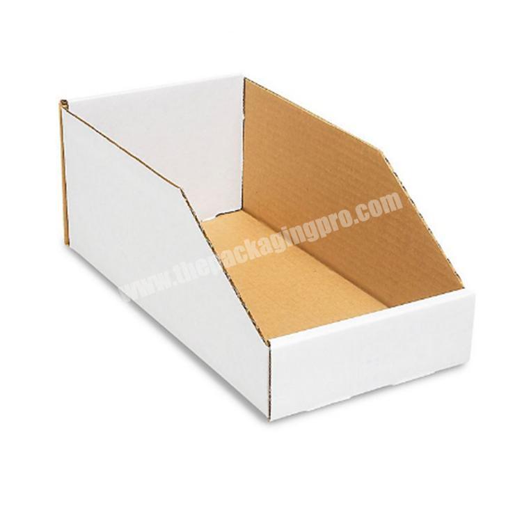 Customized High Quality Strong Cardboard Corrugated Open Top Bin Box