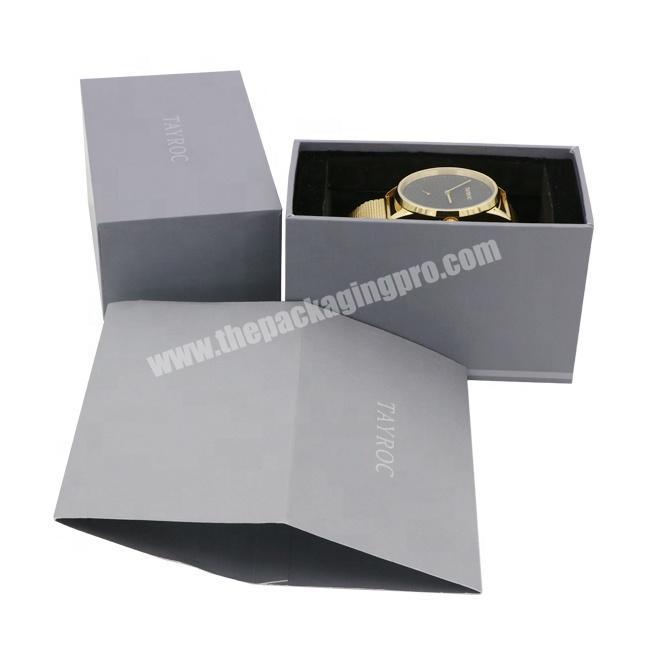 Customized High end Watch Packaging Box With Environmentally Friendly Cardboard