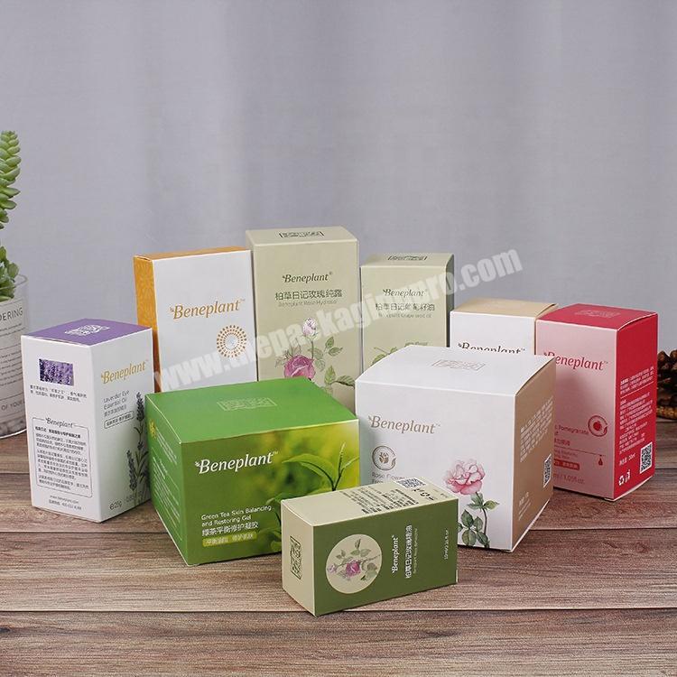 Customized Logo Envases Cosmeticos Various Beauty Product Packaging Boxes General Cosmetics Skin Care Essential Oil Paper Box