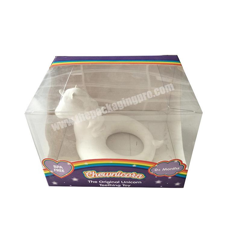 Customized Paper Clear Toys packaging Box