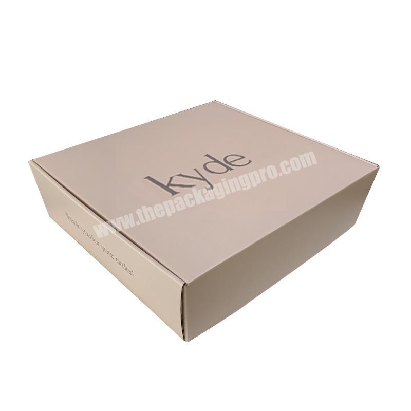 Customized Solid Color Printing Luxury Cardboard Wedding Favor Packaging Mailing Paper Box For Dress