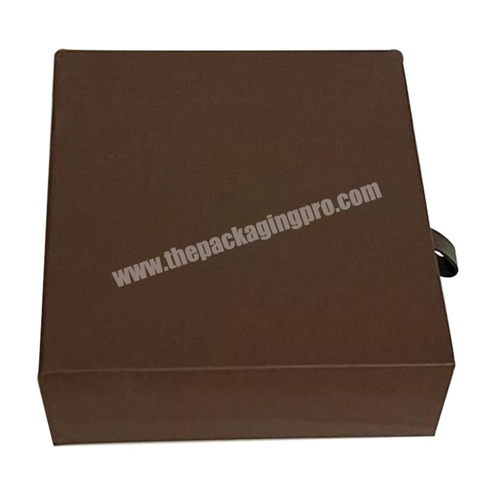 custom Customized graduation gift ribbon box pen clothing tie gift packaging box printed closure cardboard drawer storage box 