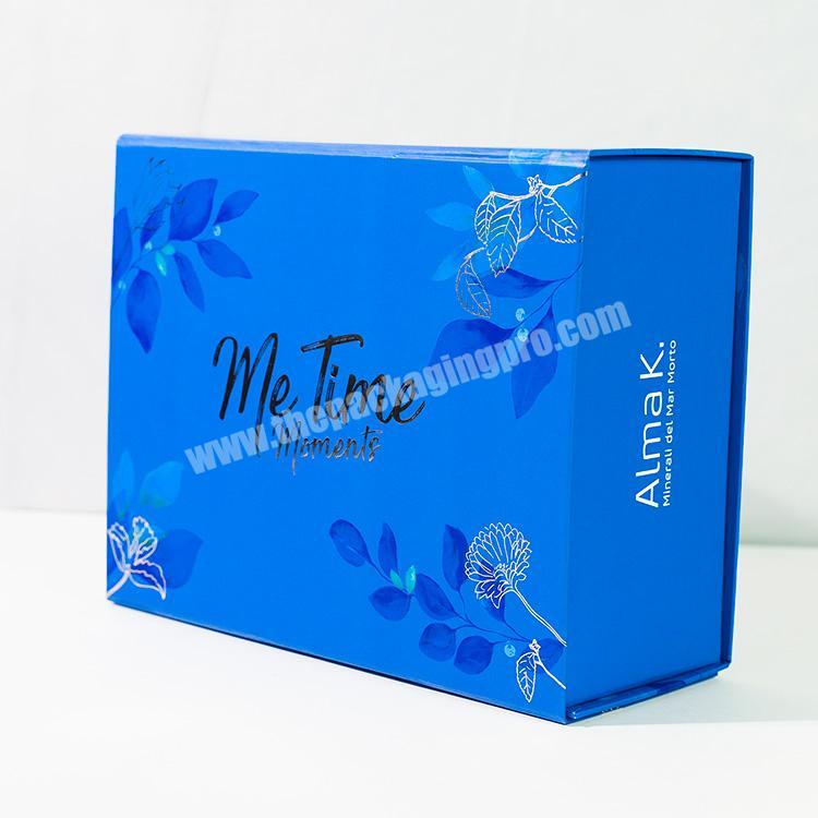 Customized happy birthday delicate appearance paper folding storage cardboard packaging flat gift box