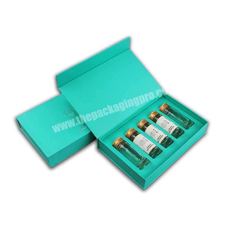 Customized high quality bird's nest gift box flip magnetic packaging box