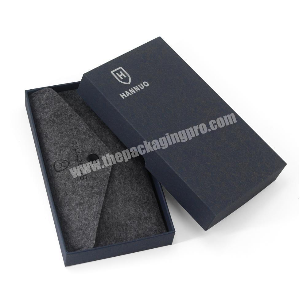 Customized luxury cardboard paper gift purse wallet handbag packaging box for handbag