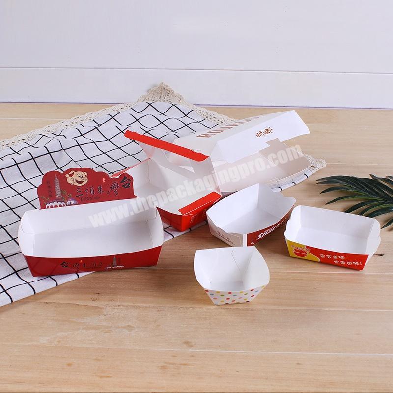 Customized paper fried chicken box fast food packaging take away box take out box