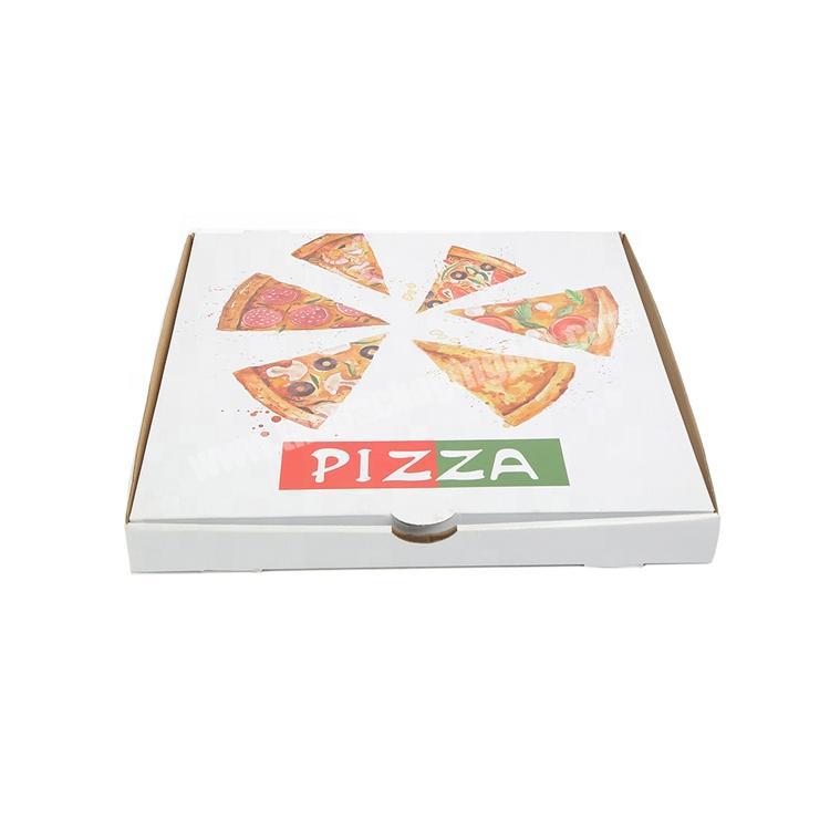 Customized paper pizza  box 12 inch  with corrugated paper custom pizza box