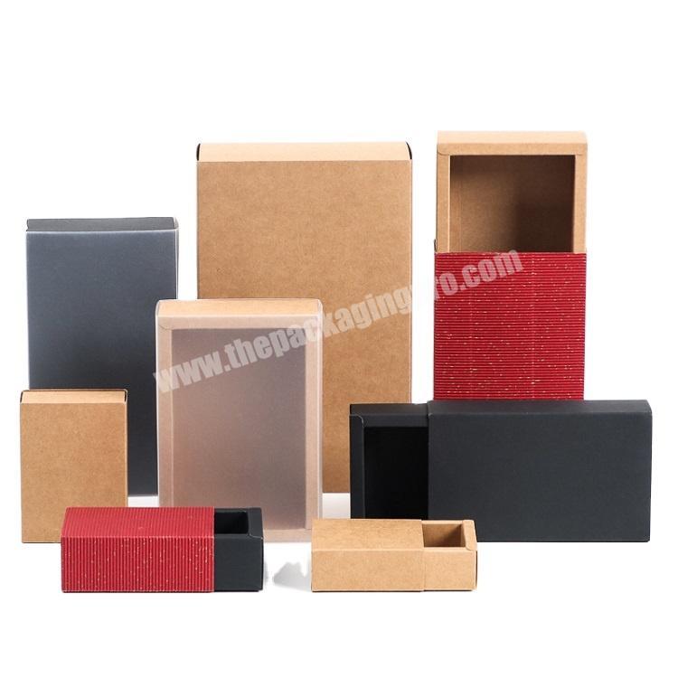 Customized printed logo low price small storage drawer box packaging good quality drawer gift box packaging