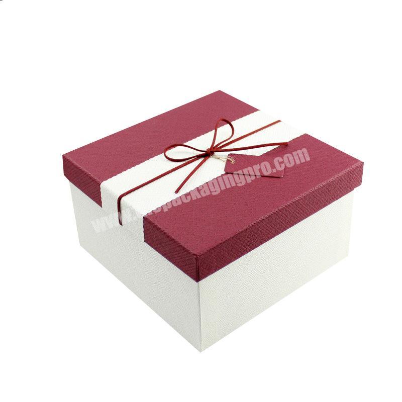 Customized wholesale high-end boutique gift box ring necklace bracelet anklet purple bow box