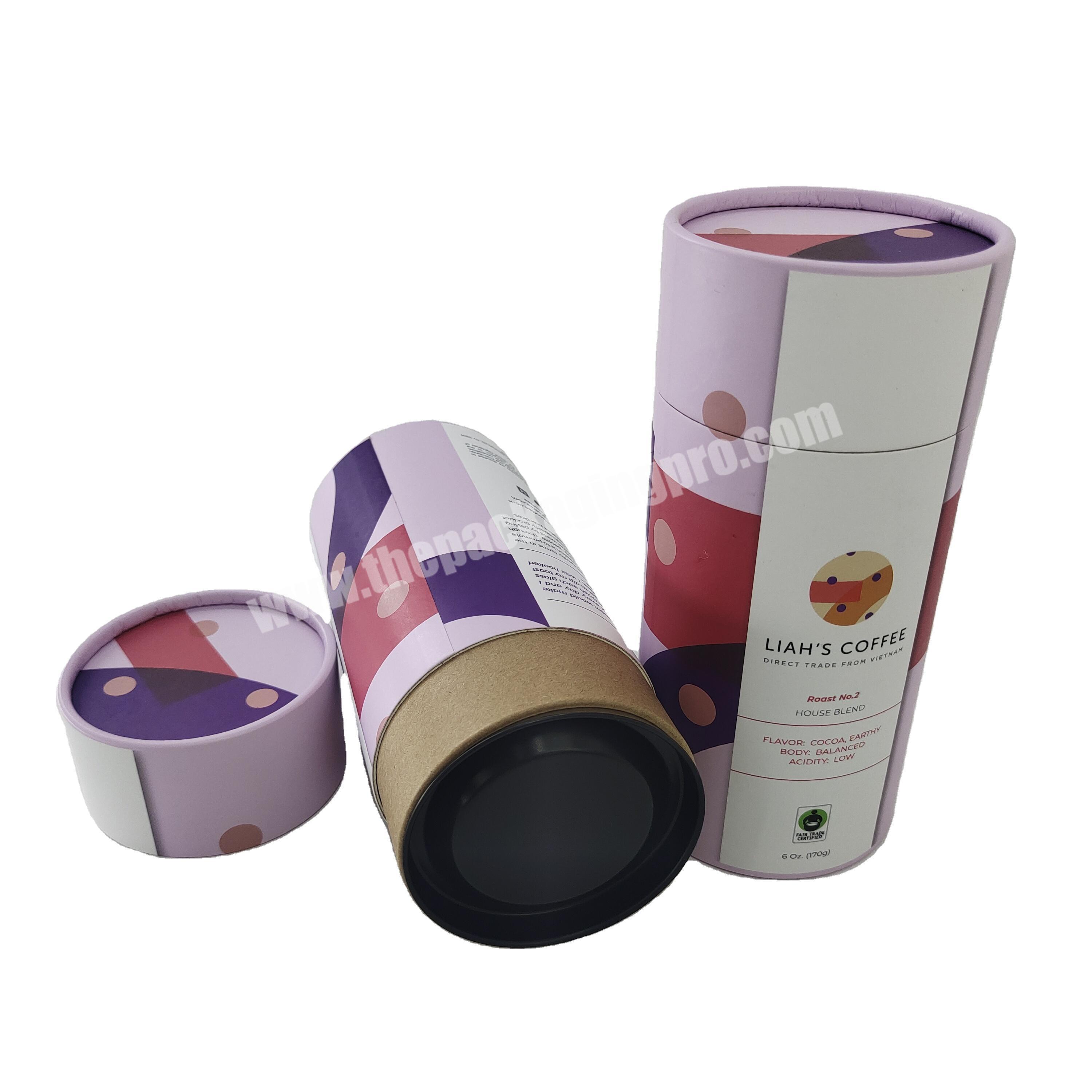 Cylinder Round Paper Packaging Tube Paper Tea Box Tea Packing Box