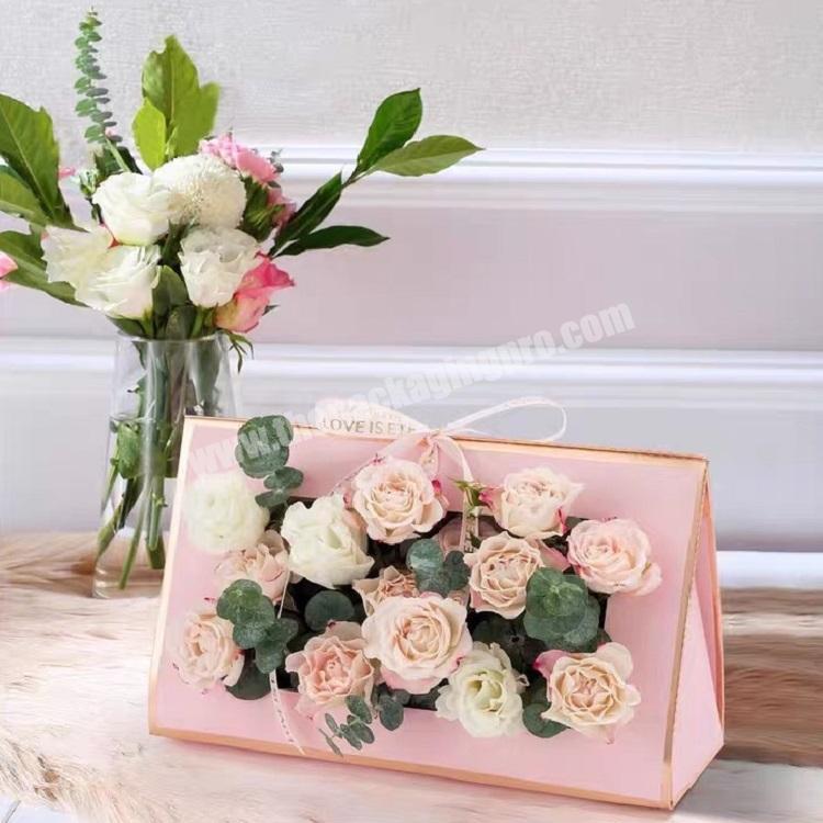 DONGGUAN factory Luxury design flower box gift packaging box for wedding