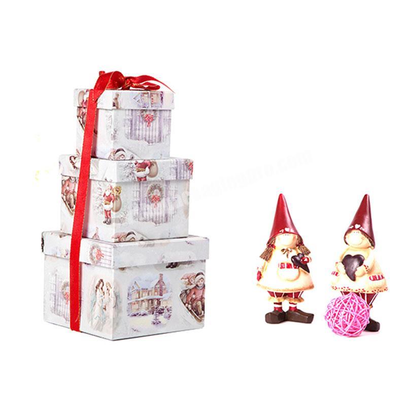 Decorative Christmas Luxury Style Custom Printed Gift Packaging Paper Box